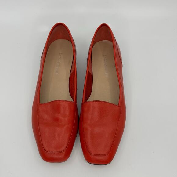 Enzo Angiolini Liberty Loafers Women’s Size 6.5M Red Leather Slip On flats - Picture 8 of 14
